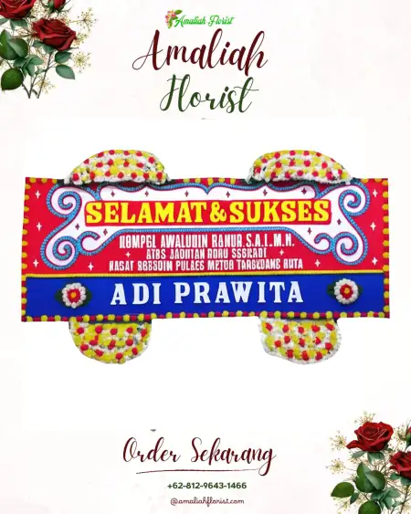 Papan Bunga Ucapan Selamat Sumubkidul